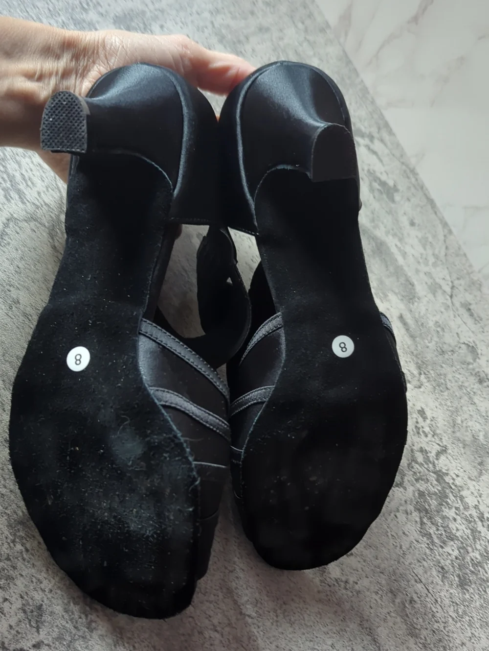 Ballroom Dance Shoes Black Size 8